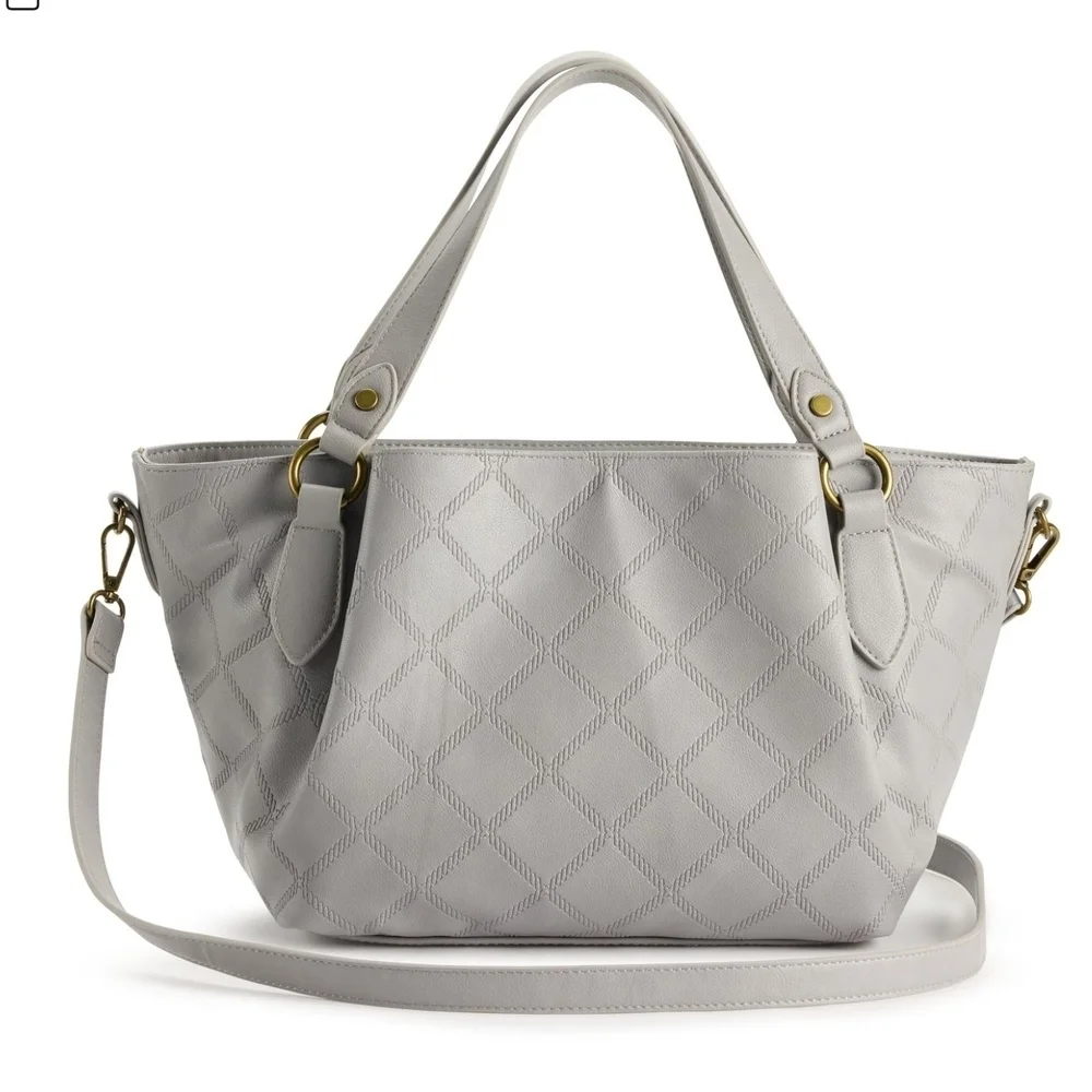 Frye Black Quilted Satchel BLACK